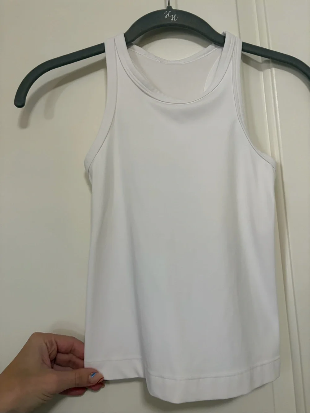 🍋🤍NWOT🍋🧘🏽‍♀️🤍lululemon Align Nulu Waist Length Racerback Athletic Tank🍋🤍🏃🏽‍♀️